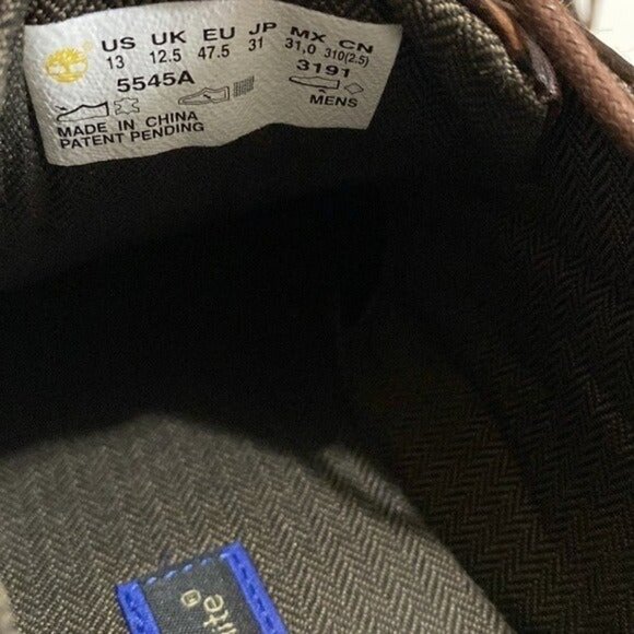 Timberland Mens oxford orthopedic Vintge lace up Brown Leather 13 Casual Y2k - Picture 6 of 11